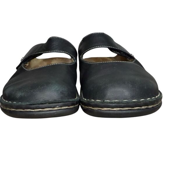 Finn Comfort Women’s 9/40 Stanford Black Leather Mule Sandals Closed Toe Shoes - Picture 3 of 9